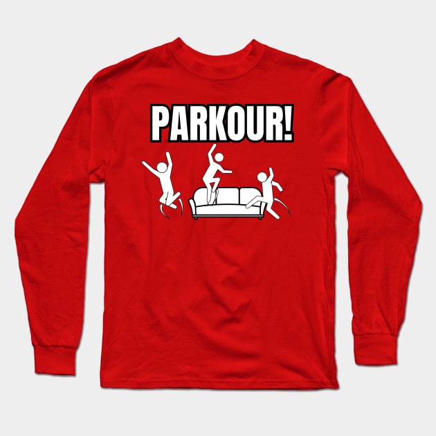 Parkour! Long Sleeve T-Shirt by Spatski